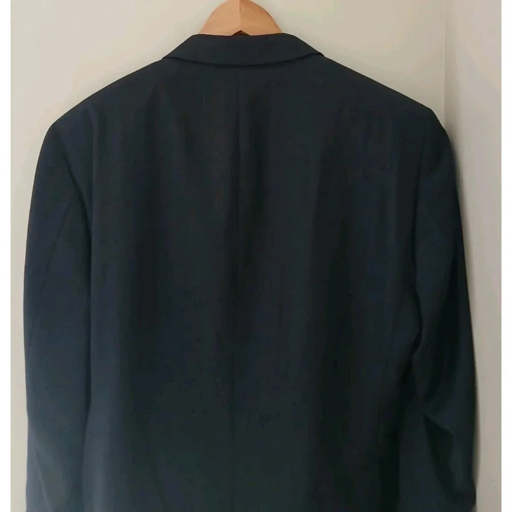 Jos. A. Bank 100% Wool Sport Coat Blazer Size 42L Gray Academia Work